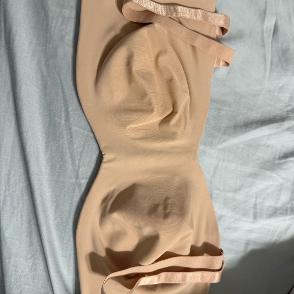 Secure Seamless Nude Strapless Bra -36E